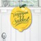 Big Dot of Happiness Sukkot - Hanging Porch Sukkah Holiday Outdoor Decorations - Front Door Decor - 1 Piece Sign